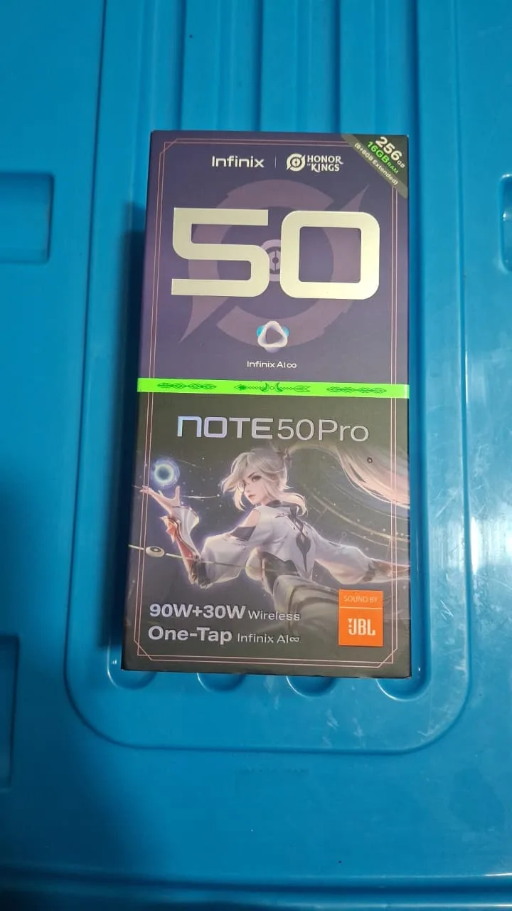 Infinix Note 50 Pro (Hitam, 16GB/256GB)