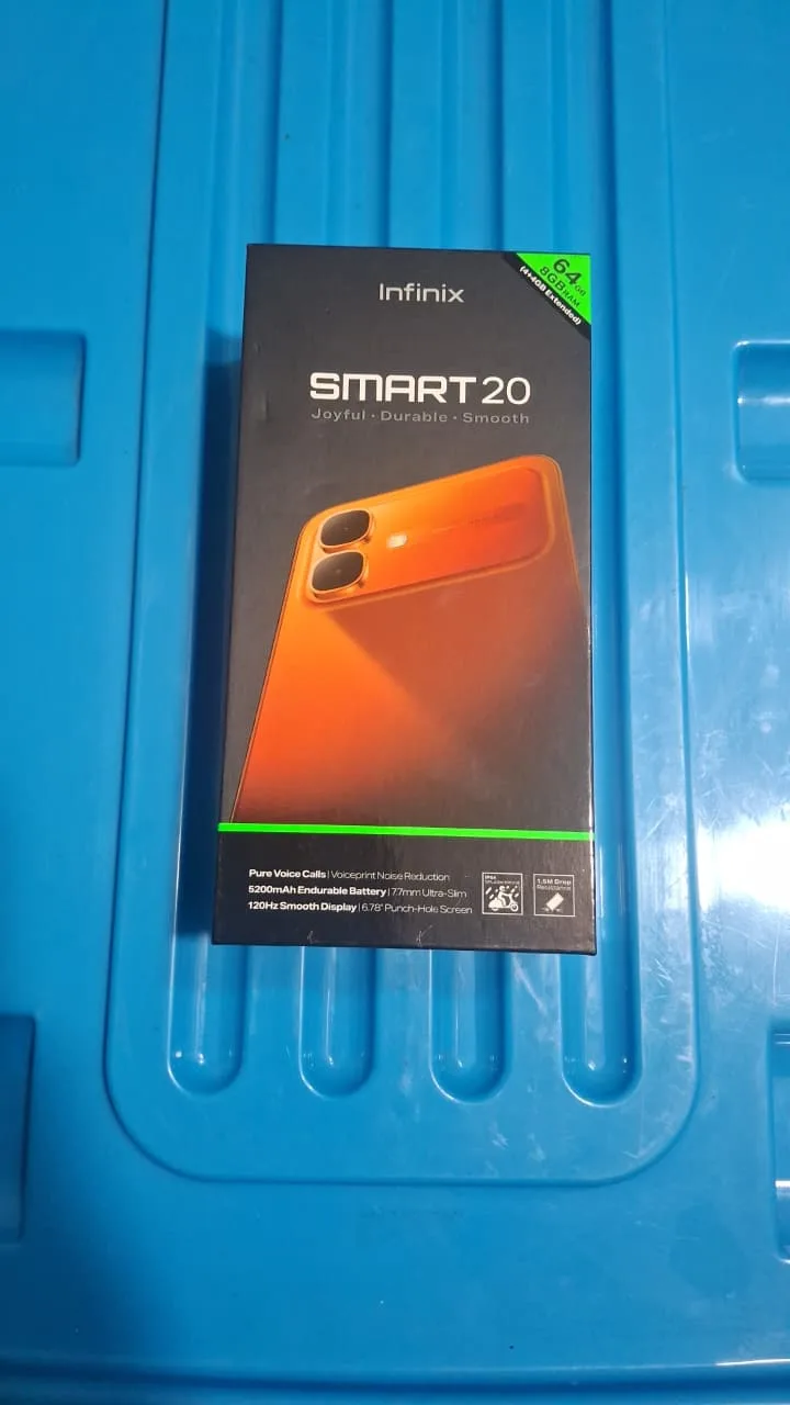 Infinix Smart 20 (Biru, 4GB/64GB)