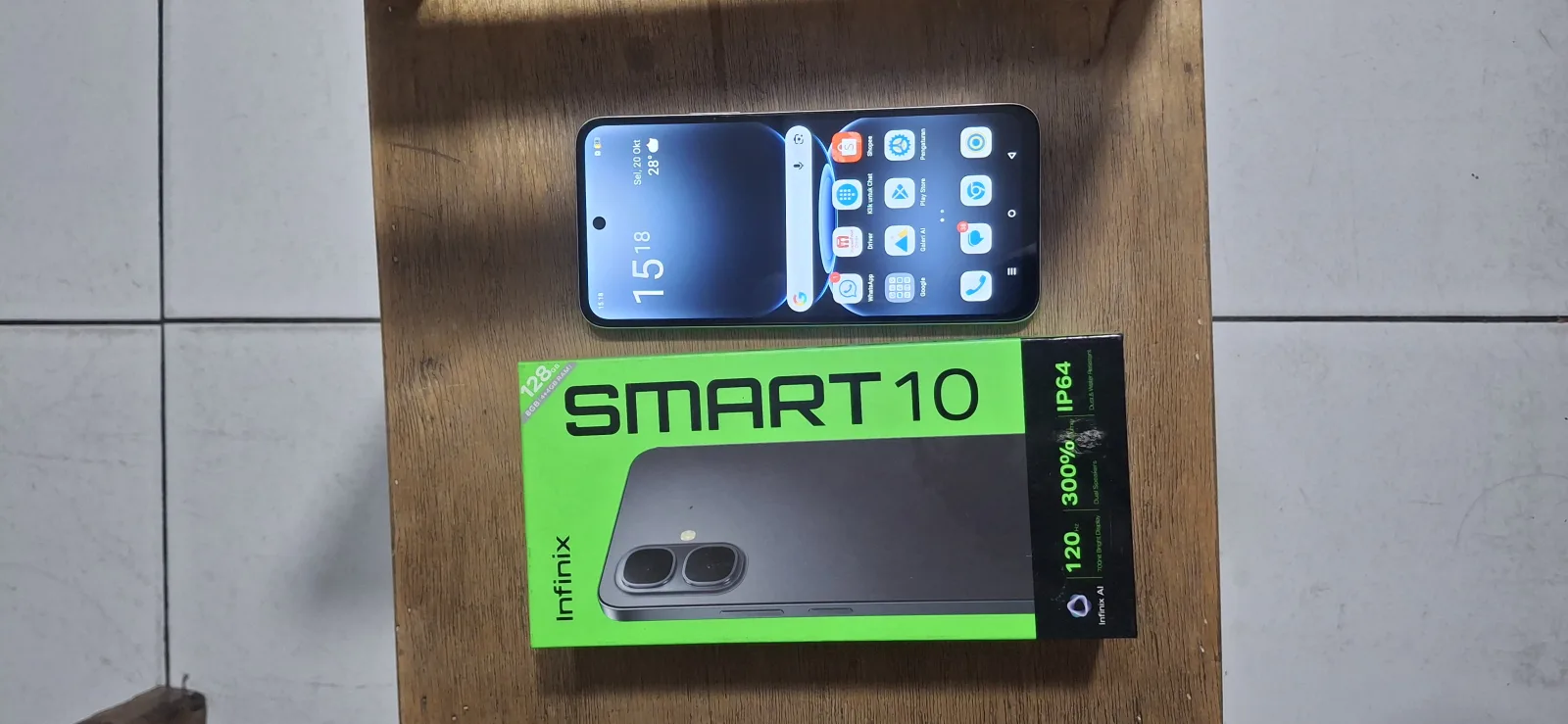 Infinix smart 10 ram4GB/128GB